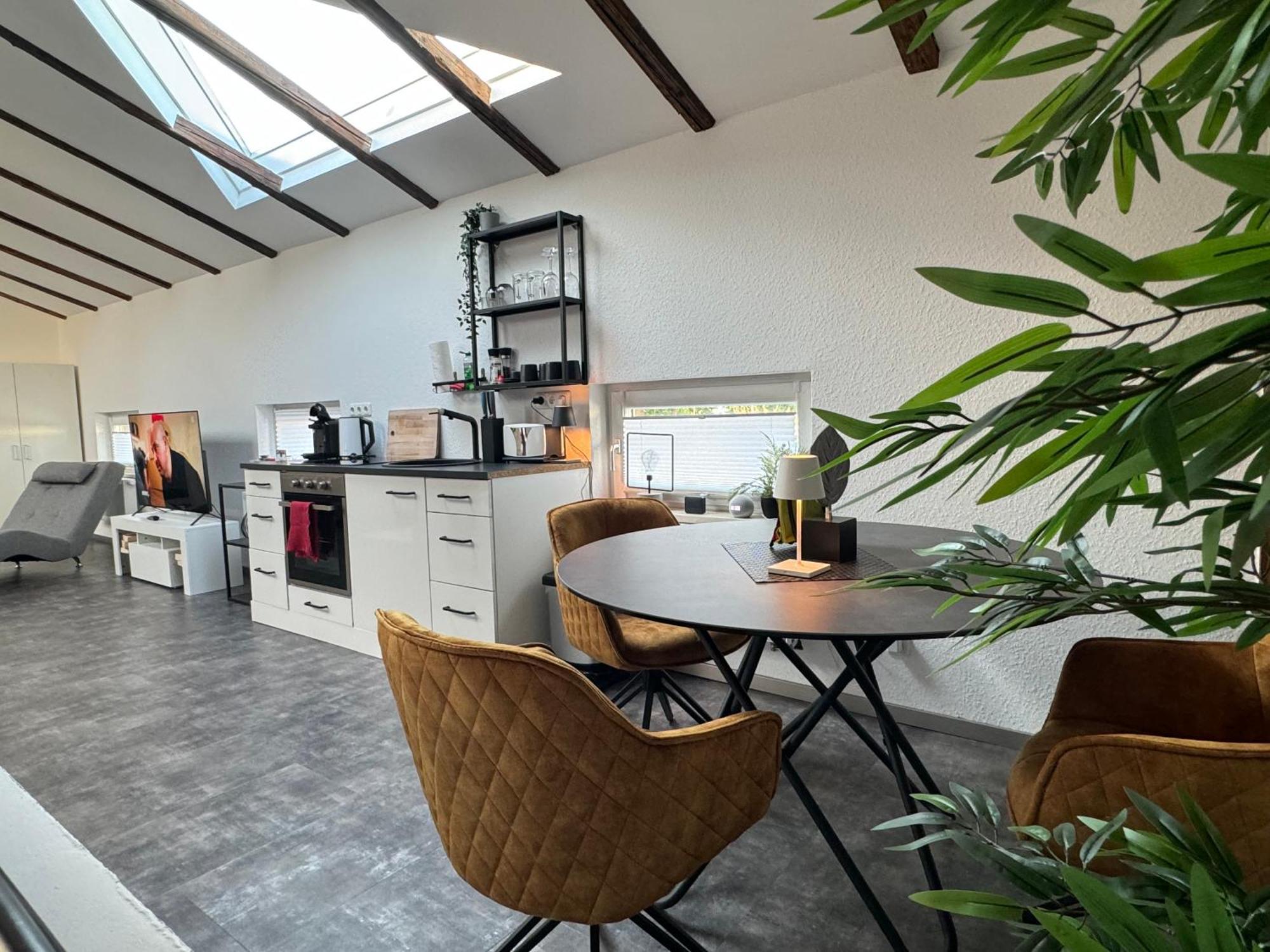 Appartement Gleis 13 - The Loft Im Ehemaligen Lokschuppen à Bückeburg Extérieur photo